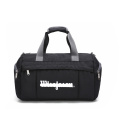 Portable logo printed thick sport travel bag